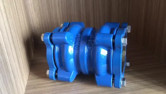 China Supplier Ductile Iron Restrained Flange Adaptor Coupling for HDPE Pipes with Brass Ring